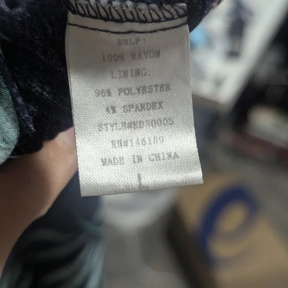 Papaya Tropical Leaf Print Maxi Dress - Picture 8 of 9